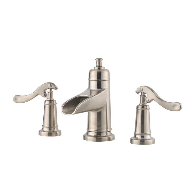 Ashfield Centerset Bathroom Faucet with Drain Assembly, Brushed Nickel