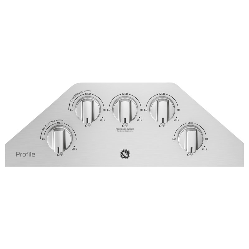 Built-in 30" Gas Cooktop with 5 Burners, Stainless Steel