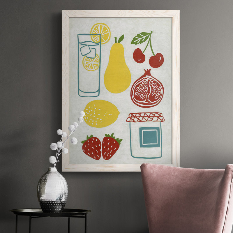Dimanche pique-nique encadré sur toile, Blanc, H 37,5 po x l 27,5 po x P 1 po