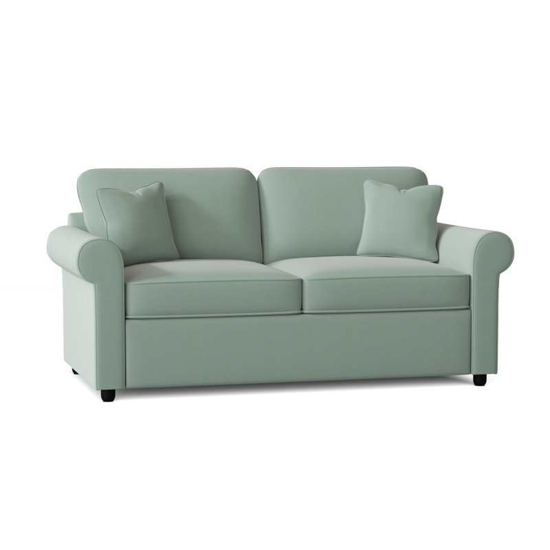 Warrington Upholstered 76'' Sofa, Bayou Spray Canvas
