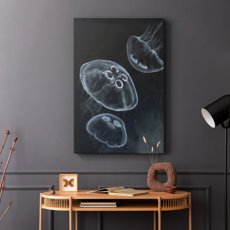 Jellyfish Heaven I -Gallery Wraraped Cavas, H 60 po x l 40 po