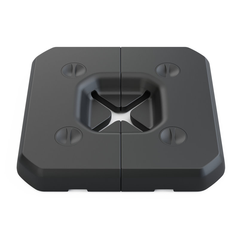 Saraia 22.05 Lb. Plastic In-Ground Umbrella Base