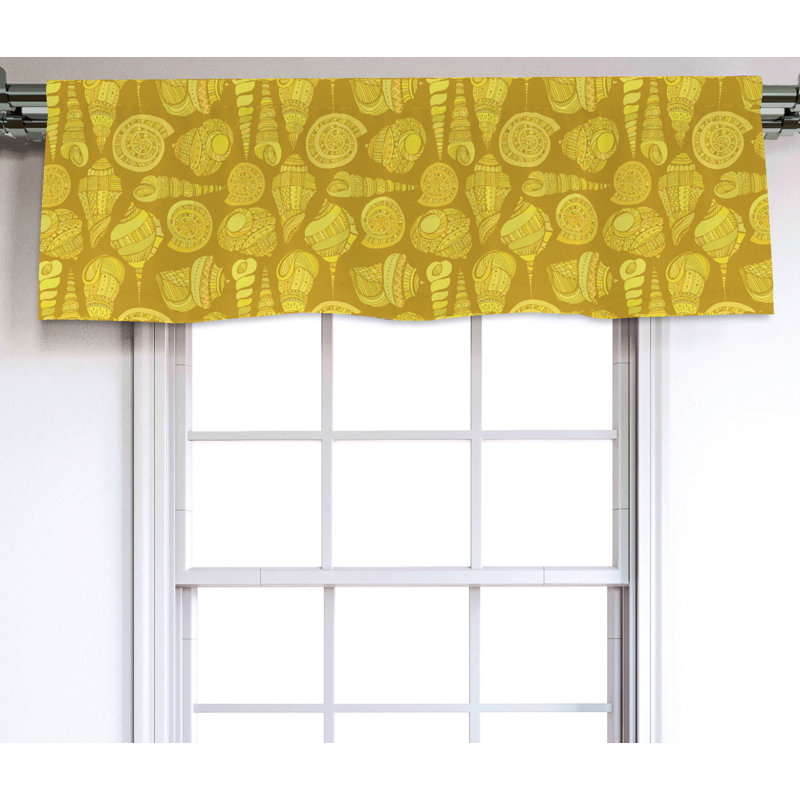 Sateen Ruffled Window Valance