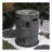32000 BTU, CSA Certification Diameter 20 Inch Round Outdoor Gas Fire Pit,Contain 2.5kg Lava Stone And Rainproof Cover,Magnesium Oxide Cultured Stone Surface Finished,, More Suitable for Outdoor Garden