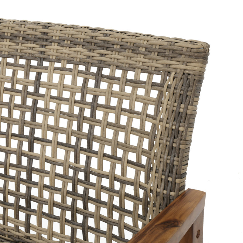 Natural With Iron Frame Stable Wood And Accent Traits, Natural/Gray