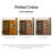 62.99" Solid Wood Wine & Sideboard Combo, Glass-Door Display Cabinet & Storage Organizer for Living Room