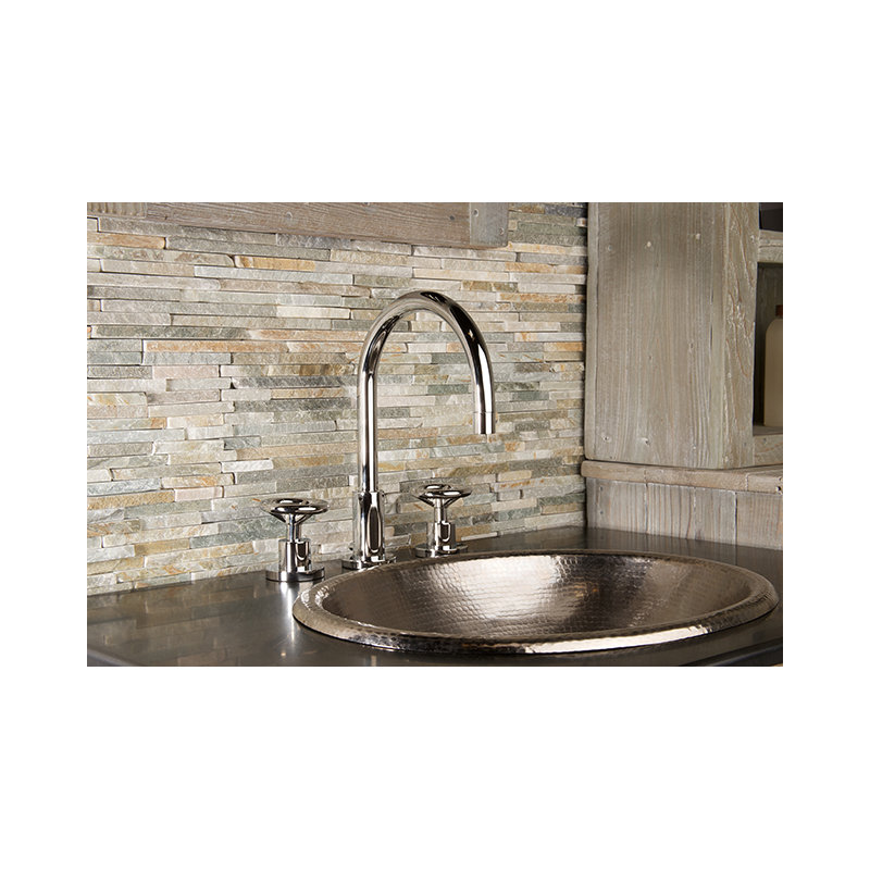 Slater Widespread Bathroom Faucet with Drain Assembly, Venetian Bronze