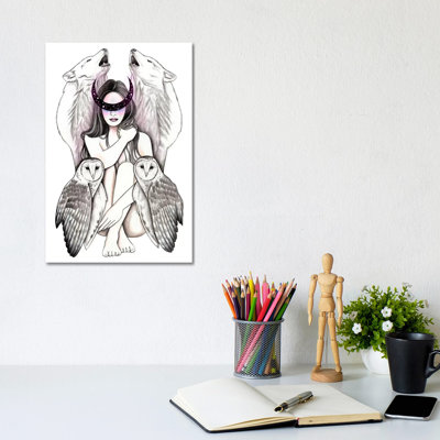 Magic Woman by Andrea Hrnjak - Wrapped Canvas Print