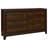Aakif 6-drawer Dresser Cabinet Walnut