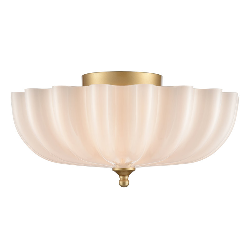 Gold 3-Light Ceiling Light