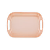 Le Creuset Stoneware Serving Platter, 14 In. - Cerise