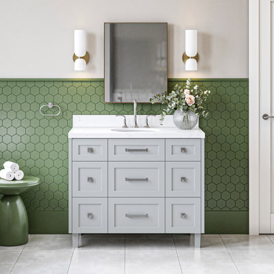 Ariel Monreau 42 Inch Single Sink Base Cabinet