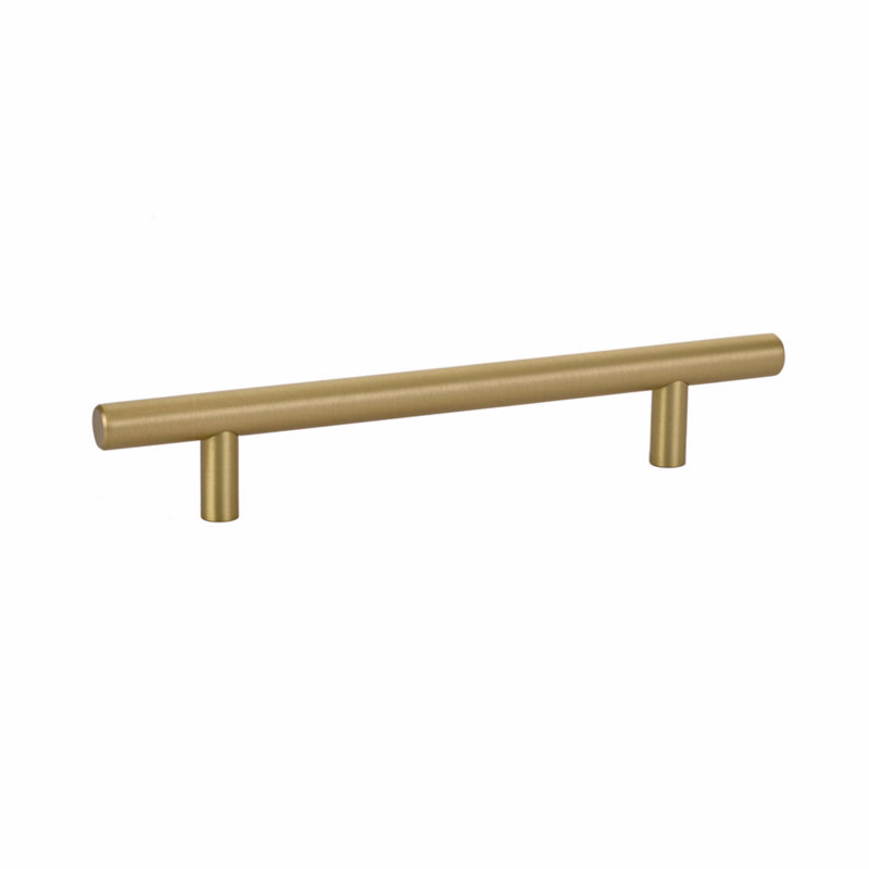 Bar Pull, 5", Satin Brass