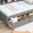 L-shaped Bookcases Bed with Two Drawers-233342531-233342529
