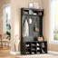 Portemanteau avec banc de rangement et banc pour chaussures 39,4 po Chalett-105529269