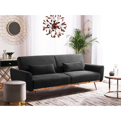 Trenton 3 Seater Velvet Sofa Bed
