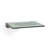 18 inch Silhouette SlimLine Folding Wall Mount Shower Bench Seat, Sea Collection, Sea Green Seat with Silver Frame