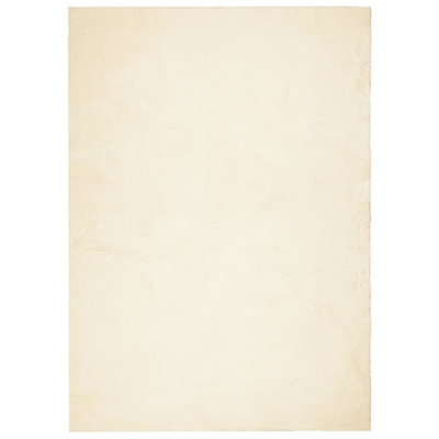 Rug "HUARTE" Short Pile Soft and Washable Cream