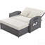 Méridienne double Pe Wicker Rattan-806672631
