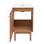 Ensemble de meuble-lavabo autoportant en chêne brun 18 po avec comptoir Classe-677758089-733705145