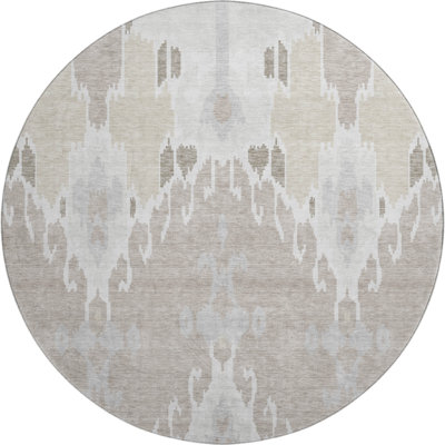 Premium Machine Washable Prisco Ivory Rug