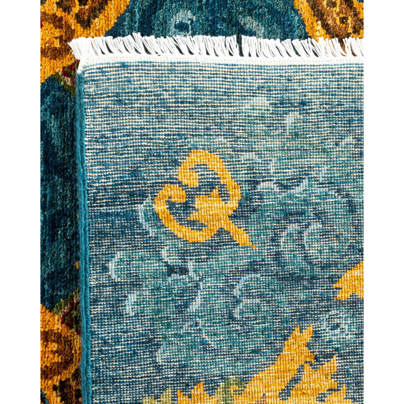 Suzani One-of-a-Kind 8' 2" X 10' 6" Hand Knotted Area Rug