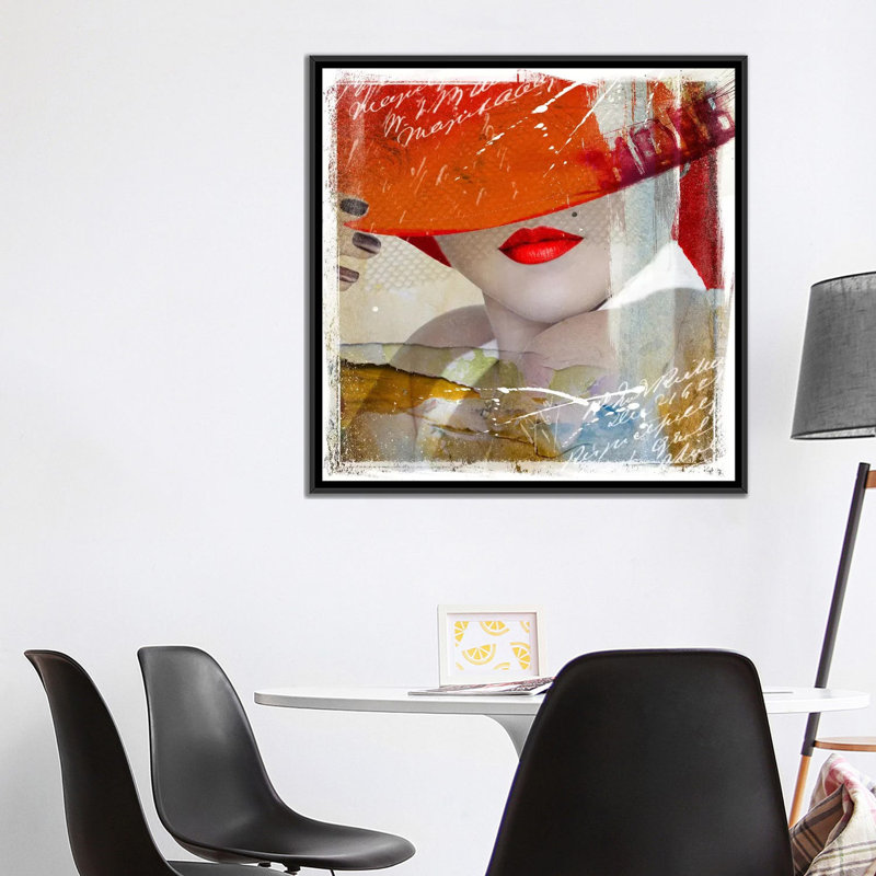 «Glamour V» par Hans Jochem Bakker - reproduction d'art sur toile tendue sur châssis, H 18 po x l 18 po x P 1,5 po