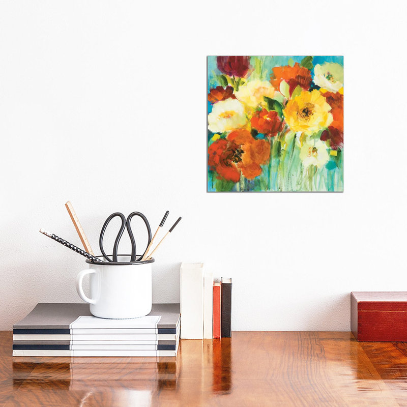 Flower Power II by Lanie Loreth - Wrapped Canvas Print, 30.48 cm H x 30.48 cm W