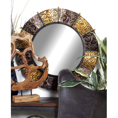 Dereona Metal Wall Mirror