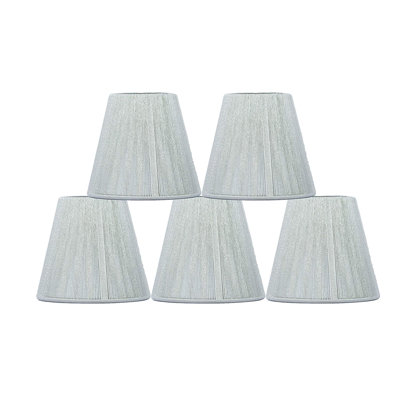 4.5 in. H x 5 in. W Cotton Empire Candelabra Shade