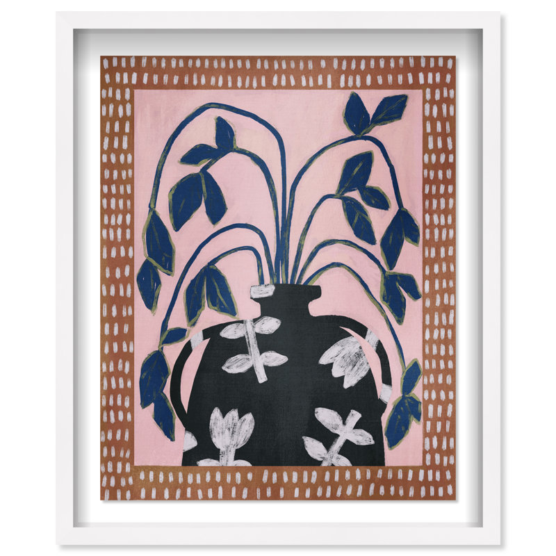 Harvest Blush Print by Oliver Gal, 21.5"H x 17.5"W, White Shadowbox
