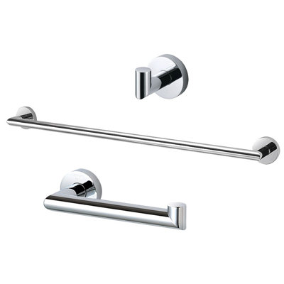 Turin 3 - Piece Bathroom Hardware Set