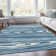Premium Machine Washable Prisco Navy Rug