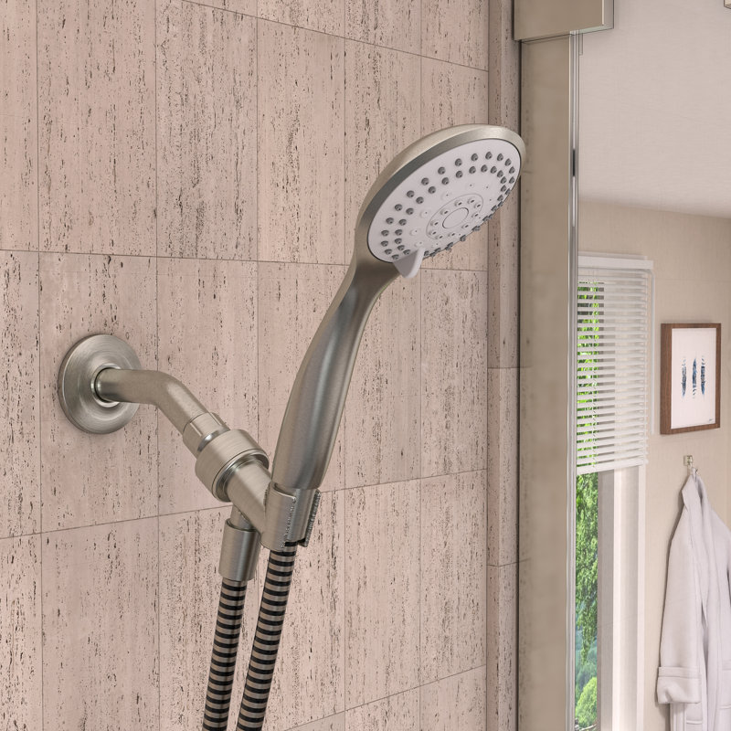 Stylewise Massage Handheld Shower Head, Brushed Nickel