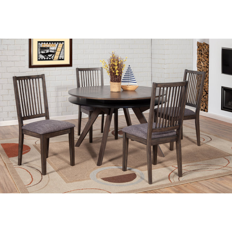 Erin-Marie Round Dining Table, Dark Tobacco