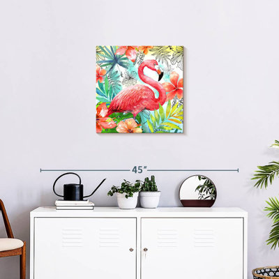Carré flamant rose Brampt