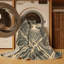 Tapis en treillis d'inspiration mondiale Justin Druid Symbols - noir-480237413