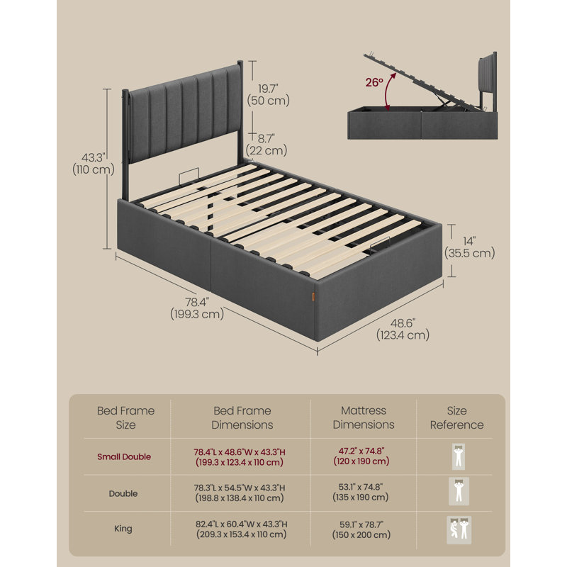 Metal Storage Bed