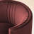 Velvet Upholstered Rolling Dining Chairs with Wheels-1327874371