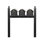 Balmoral Triple Mount Mailbox /w/ Ball Finials & Personalized Door Medallion (3 Mailboxes, Tri-Mount Rack, 3 Medallions)