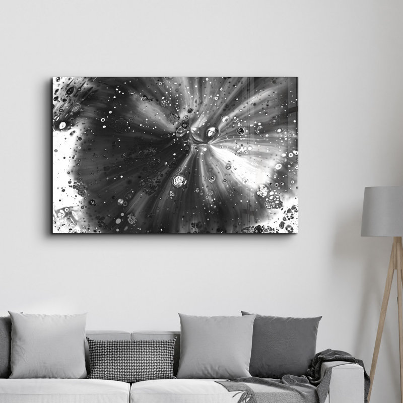 Elegant Tempered Glass Wall Art Painting, 13.8 x 21.7 inches | 100% Tempered Glass, Thickness: 0.16 inches | UV Printed for Vibrant Colors | Perfect for Home Decor, Living Room, & Office Spaces