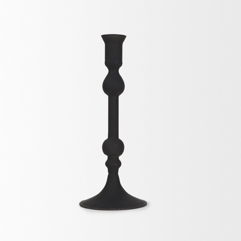 Bougeoir de table en métal Loudon, H 10,2 po x l 4 po x P 4 po