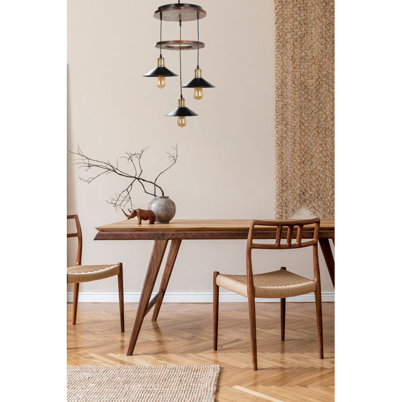 Shawn 3 - Light Cluster Pendant, Brown