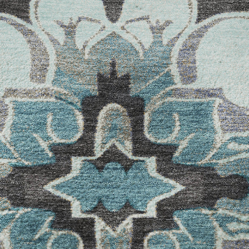 Premium Machine Washable Mayfield AMF1947 Global Rug, Runner 2'3" x 7'6"