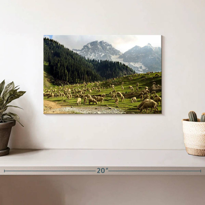 Kashmir Valley Sheep, 8" H x 12" W