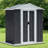Spacious Outdoor Storage Shed With Apex Roof And Sturdy Aluminum Alloy Frame
