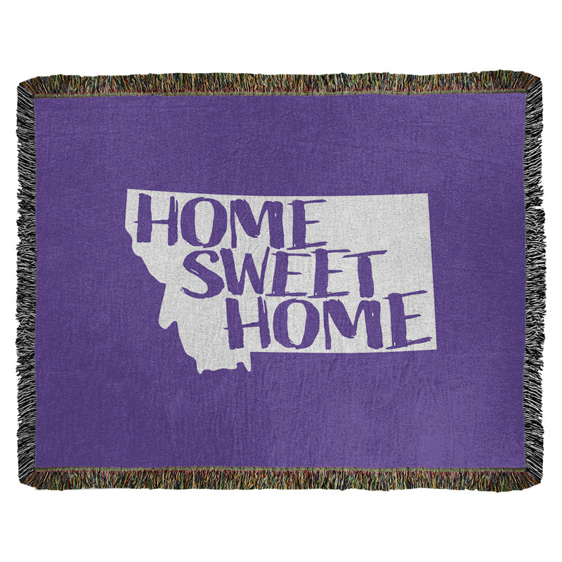 Jeté en coton montana doux, 50 po x 60 po, Mauve