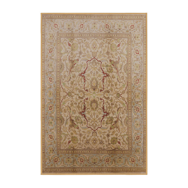 Tapis oriental brun Tati, Rectangle 6 pi x 9 pi