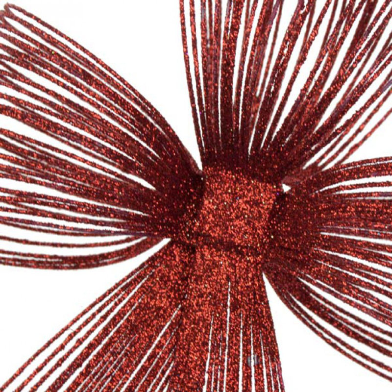 20cm Metal Ribbon, Red