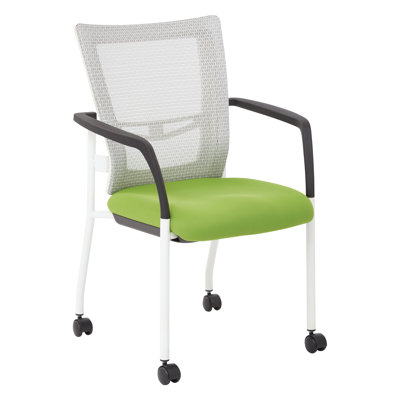 Pierro Mesh Seat Waiting Room Chair with Metal Frame